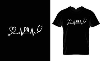 diseño de camisetas de médicos, eslogan de camisetas de médicos y diseño de prendas de vestir, tipografía de médicos, vector de médicos, ilustración de médicos