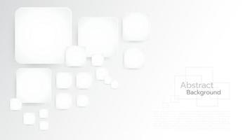 White blank square button abstract background for advertising, vector. vector