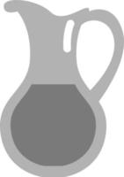 Jug of wine, illustration, vector on a white background.