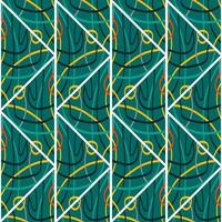 Arabic style mosaic seamless pattern. Decorative abstract lines ornament. vector