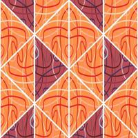patrón sin costuras de mosaico de estilo árabe. ornamento decorativo de líneas abstractas. vector