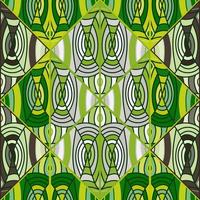 beautiful mosaic of lines seamless pattern in dodle style. Hand drawn abstract vintage ornament. vector