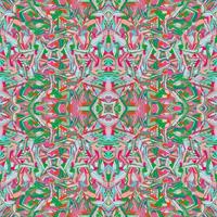 Psychedelic abstract kaleidoscope seamless pattern. Geometric mosaic ornament. vector