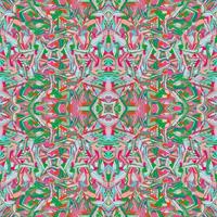 Psychedelic abstract kaleidoscope seamless pattern. Geometric mosaic ornament. vector