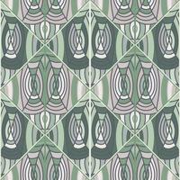 beautiful mosaic of lines seamless pattern in dodle style. Hand drawn abstract vintage ornament. vector