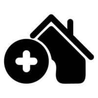 Home Vector Line Icon. House vector illustration symbol. Houses vector web icons set. paper stickers. raster version, vector file also available in gallery