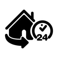 Home Vector Line Icon. House vector illustration symbol. Houses vector web icons set. paper stickers. raster version, vector file also available in gallery