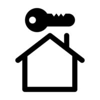 Home Vector Line Icon. House vector illustration symbol. Houses vector web icons set. paper stickers. raster version, vector file also available in gallery