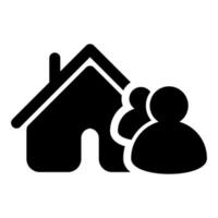 Home Vector Line Icon. House vector illustration symbol. Houses vector web icons set. paper stickers. raster version, vector file also available in gallery