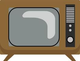 A retro tv, vector or color illustration.