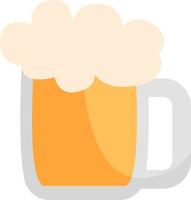 Pint of beer, illustration, on a white background. vector