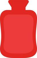 Hot water bottle, illustration, vector, on a white background. vector