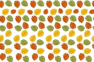 Autumn Leaves Pattern vector