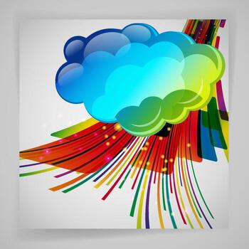 Abstract background with color design elements. vector