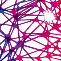 Abstract neuron net background, vector graphic design digital illustration.