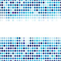 Mosaic background random dark and light blue circles, vector pattern of polka dots, neutral versatile pattern for business techno style design.