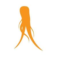 vector logo de ginseng