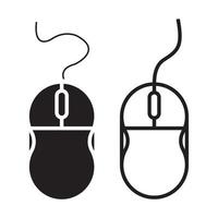 logotipo del ratón de la computadora vector