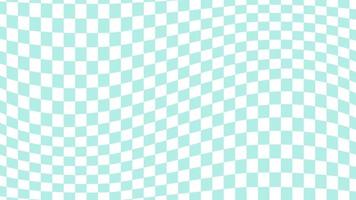 aesthetic cute abstract pastel green and white distorted checkers, checkerboard wallpaper illustration, perfect for backdrop, wallpaper, background, banner, cover vector