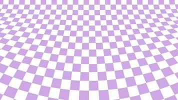 damas distorsionadas púrpuras y blancas abstractas lindas estéticas, ilustración de papel tapiz de tablero de ajedrez, perfecto para telón de fondo, papel tapiz, fondo, pancarta, portada vector
