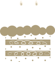 compleanno torta decorazione elemento illustrazione png