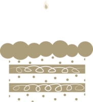 birthday cake decoration element illustration png