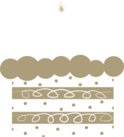 compleanno torta decorazione elemento illustrazione png