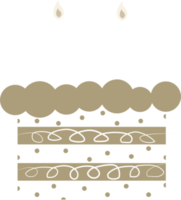 compleanno torta decorazione elemento illustrazione png