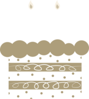 compleanno torta decorazione elemento illustrazione png