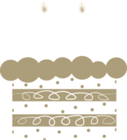 compleanno torta decorazione elemento illustrazione png