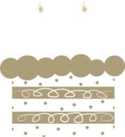 compleanno torta decorazione elemento illustrazione png