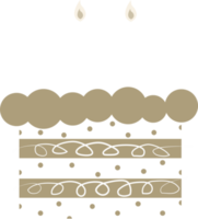 compleanno torta decorazione elemento illustrazione png