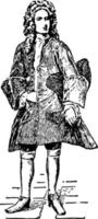 English Gentleman, vintage illustration vector