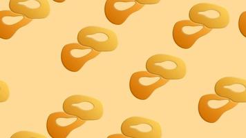 Seamless background with a pattern of onion rings vector