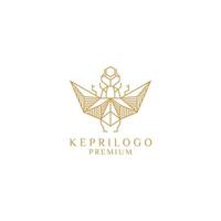 vector de icono de diseño de logotipo de kepri