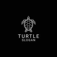 Turtle logo design icon template vector