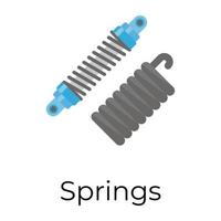 Trendy Springs Conepts vector