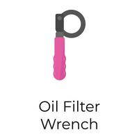 Oil Filter Wrench vector