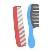 Trendy Hair Combs vector