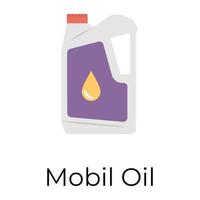 Trendy Mobile Oil vector