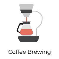 Trendy Coffee Machine vector