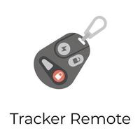 Trendy Tracker Remote vector