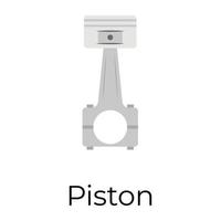 Trendy Piston Concepts vector