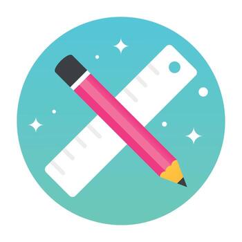 Trendy Sketching Tools vector