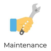 Trendy Maintenance Concepts vector