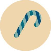 Christmas candy cane icon vector