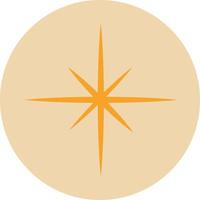 Christmas star icon vector