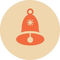 Christmas bell icon vector