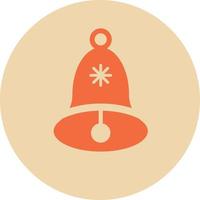 icono de campana de navidad vector