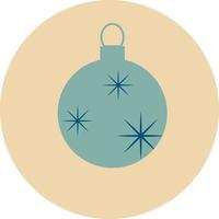 Christmas tree toy icon vector